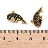 Ion Plating(IP) 304 Stainless Steel Enamel Pendants STAS-M102-57G-3