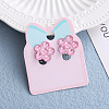 Alloy Plastic Clip-on Earrings for Kid WG9F41F-03-1
