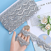 Polyester Flower Paillette Lace Ribbon OCOR-WH0078-109A-3