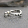 Hollow Out V-Shaped Heart Pattern Brass Finger Rings FS-WGACF43-03-3