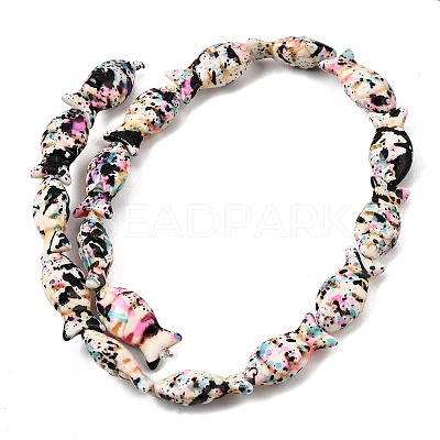Dyed Synthetic Turquoise Beads Strands GG-CBAAE19-08B-1