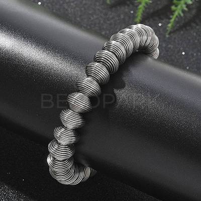 304 Stainless Steel Stretch Bangles for Women LS-BJEW-P315-02D-P-1