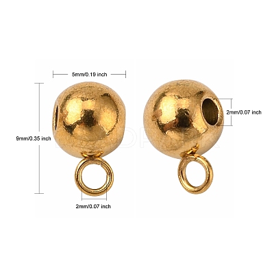 Ion Plating(IP) 304 Stainless Steel Tube Bails STAS-G130-25G-1