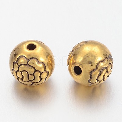 Metal Alloy Beads LS-PALLOY-ZN-28402-AG-FF-1