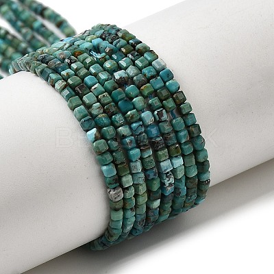 Natural HuBei Turquoise Beads Strands G-C009-B12-B-1