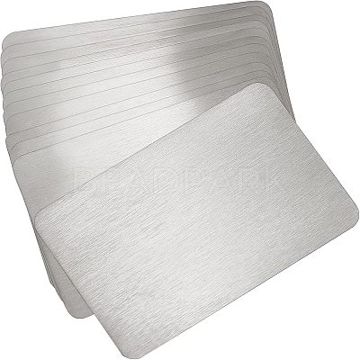 201 Stainless Steel Sheet LS-DIY-WH0304-294-1