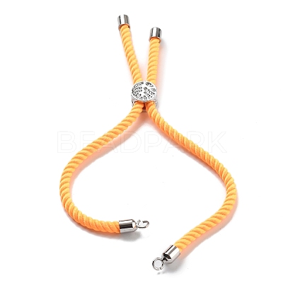 Twisted Nylon Cord Silder Bracelets DIY-B066-03P-32-1