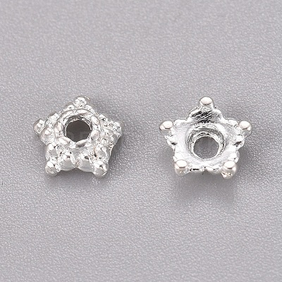 Tibetan Style Alloy Bead Caps X-K08E1022-1