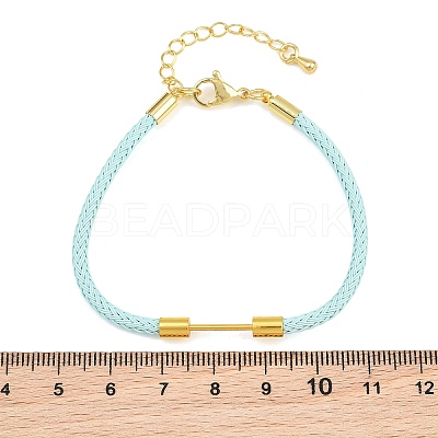 Braided Steel Wire Bracelet Making KK-CBA6056-03F-G-1