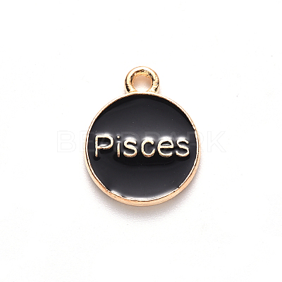 Alloy Enamel Pendants LS-ENAM-S124-01B-08H-1