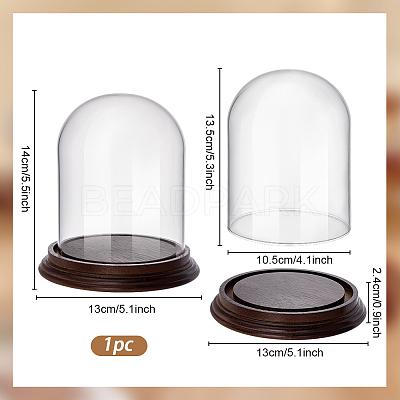 Glass Dome Cover ODIS-WH0079-021A-1