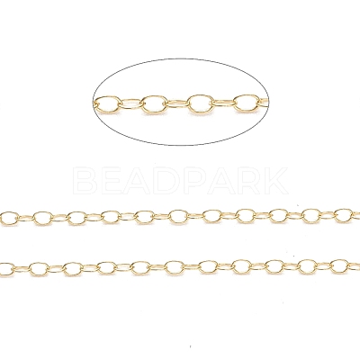Yellow Gold Filled Cable Chains CHC-M023-02G-1