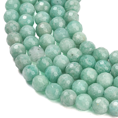 Natural Amazonite Beads Strands G-C280-B13-6mm-1