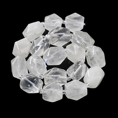 Natural Quartz Crystal Beads Strands G-C182-26-02-1