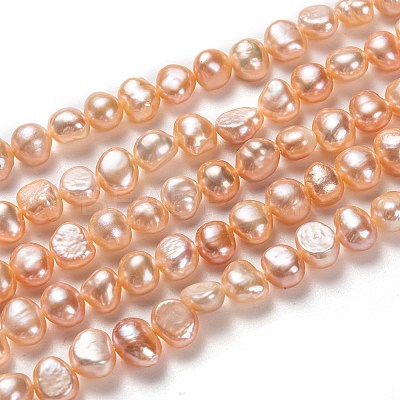 Natural Cultured Freshwater Pearl Beads Strands PEAR-L033-45C-01-1