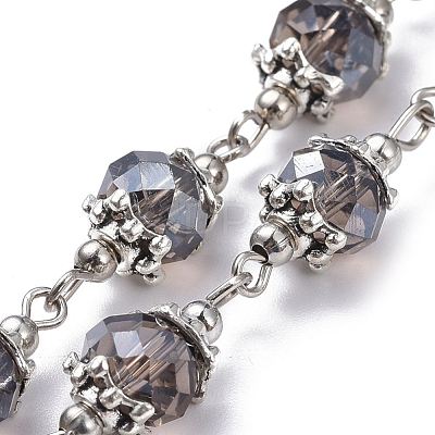 Handmade Glass Beaded Chains AJEW-JB00498-06-1