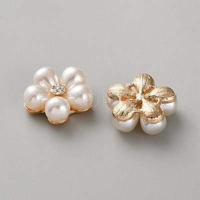 Alloy Rhinestone Cabochons FIND-WH0436-15A-1