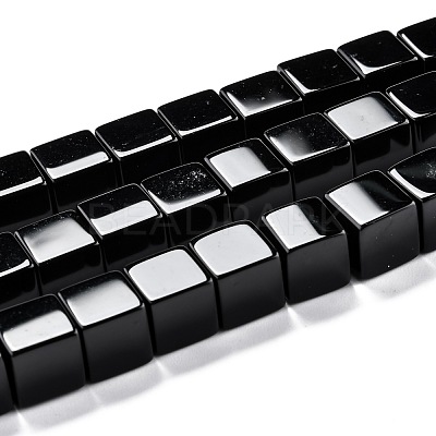 Natural Black Onyx Beads Strands G-H266-09B-1
