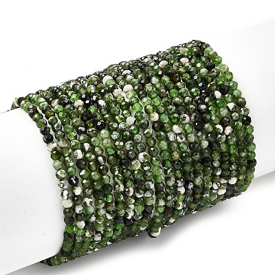 Natural Diopside Beads Strands G-G188-B14-04-1