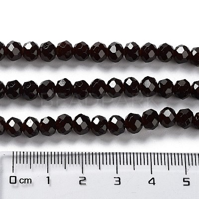 Baking Paint Imitation Jade Glass Bead Strands DGLA-A034-J6MM-A11-1