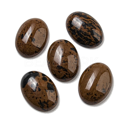Natural Mahogany Obsidian Cabochons G-C115-01A-34-1