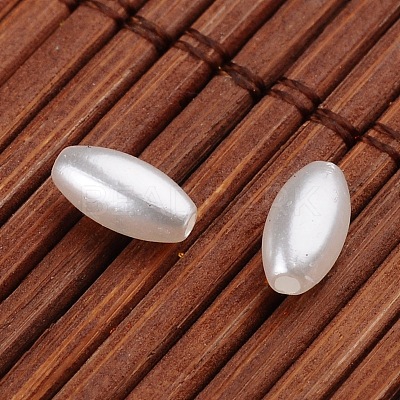 Rice Imitation Pearl Acrylic Beads X-OACR-L004-2596-1
