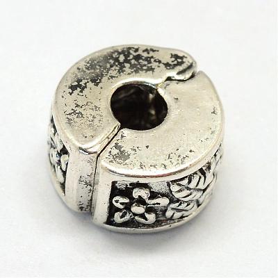 Alloy European Style Clasps PDLC-R001-07-1