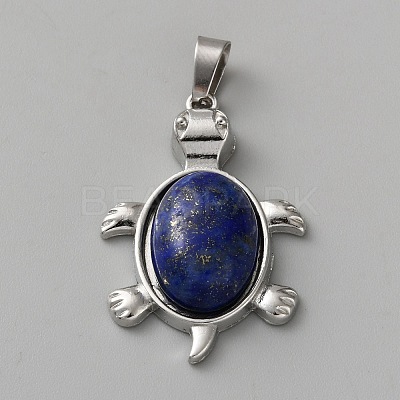 Natural Lapis Lazuli Pendants G-WH0030-46A-1