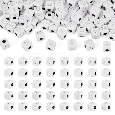 150Pcs 5 Styles Opaque Acrylic Beads SACR-TA0001-73-1