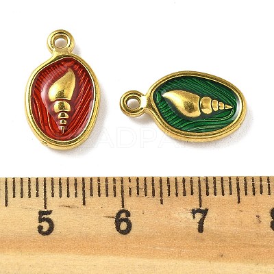 304 Stainless Steel Enamel Pendants STAS-D369-22G-1