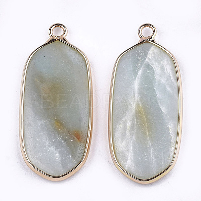 Natural Amazonite Pendants G-T112-23F-1