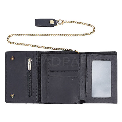 Men's Cowhide Leather Wallets ABAG-WH0040-08A-1