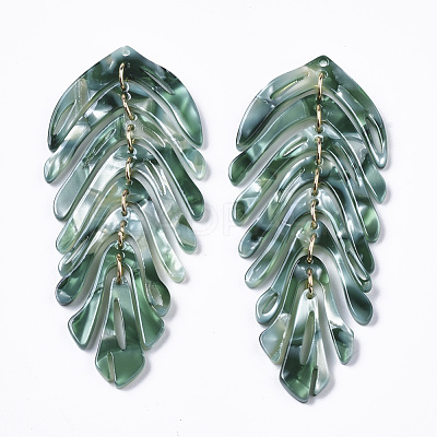Cellulose Acetate(Resin) Big Pendants X-KY-S163-001C-1