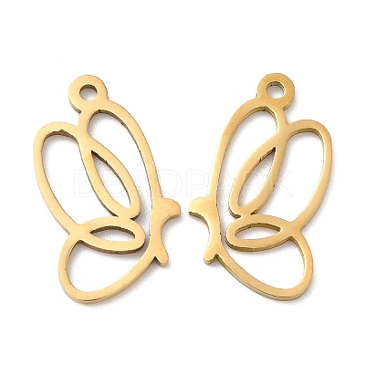 201 Stainless Steel Pendants STAS-A084-12G-1