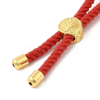 Twisted Nylon Cord Silder Bracelets X-DIY-B066-03G-15-1