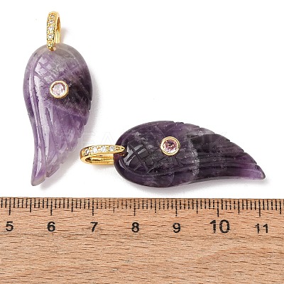 Natural Amethyst Pendants GG-CBA51ED-02G-09-1