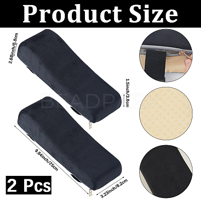 Polyester & Sponge Office Chair Armrests Pad AJEW-WH20006-377A-1