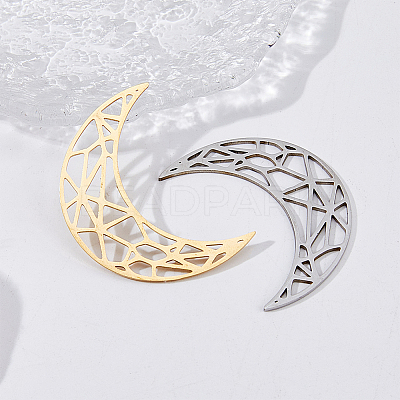 12Pcs 2 Colors 201 Stainless Steel Filigree Joiners Links STAS-DC0014-36-1