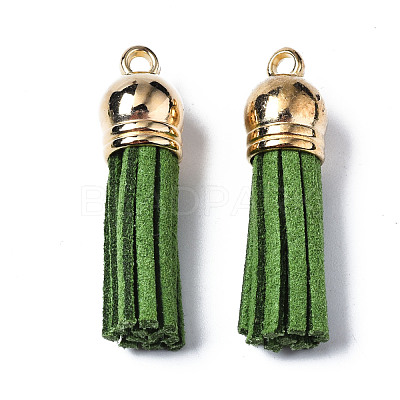 Faux Suede Tassel Pendant Decorations FIND-T002-B43-1