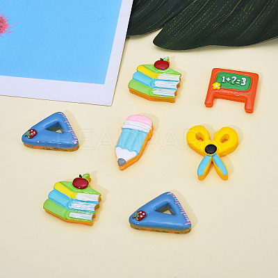 20Pcs 5 Style Resin Cabochons RESI-CJ0001-154-1