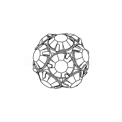 Preciosa® MAXIMA Crystal Stones in Settings Y-PRC-MB8-00030-RG-1
