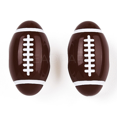 Craft Style Acrylic Beads X-MACR-T023-09-1