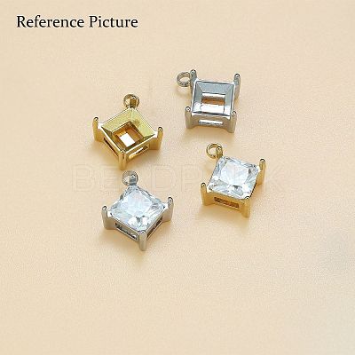 304 Stainless Steel Rhinestone Claw Settings STAS-U042-03B-G-1