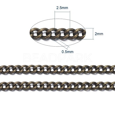 Brass Twisted Chains CHC-S095-AB-NF-1