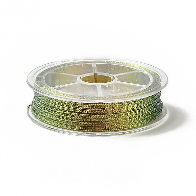 10 Rolls Polyester Metallic Threads OCOR-E026-03-1
