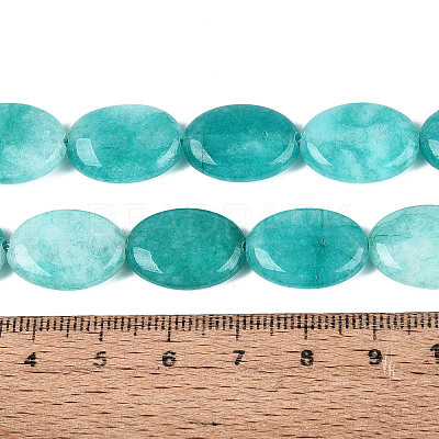 Dyed Natural White Jade Beads Strands G-N370-01A-05-1