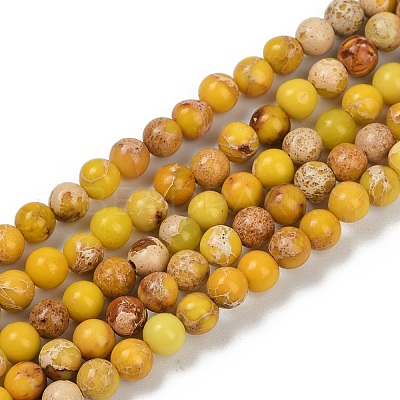 Dyed Natural Regalite/Imperial Jasper/Sea Sediment Jasper Beads Strands G-B124-C04-04-1