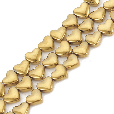 Electroplate Non-magnetic Synthetic Hematite Beads Strands X-G-T061-101F-1
