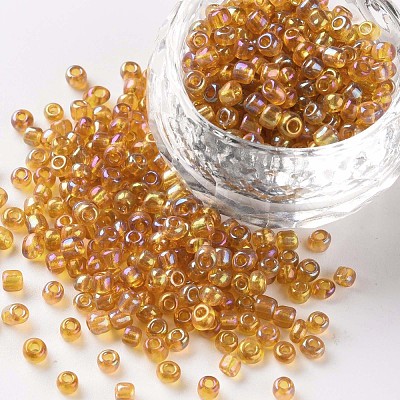 (Repacking Service Available) Round Glass Seed Beads SEED-C016-3mm-162C-1
