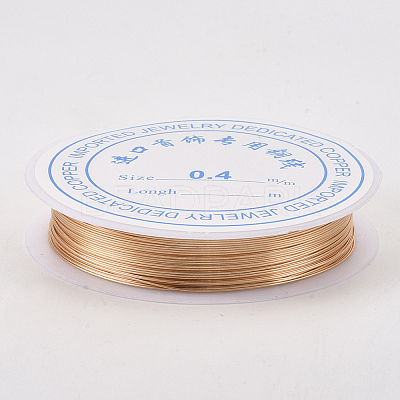 Round Copper Jewelry Wire CWIR-Q006-0.4mm-KC-1